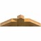 Ekena Millwork Portland Rough Sawn Timber Gable Bracket, Western Red Cedar, 36"W x 10"H x 4"D x 6"F, 7/12 Pitch GBW036X10X0406POR00RWR - alternate 5